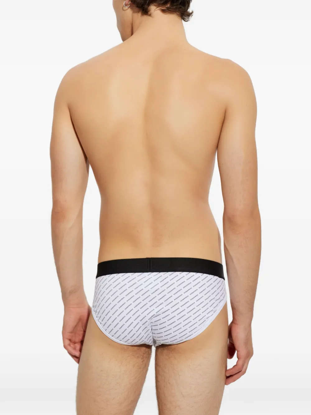 DSQUARED2 Slip met logoprint Wit