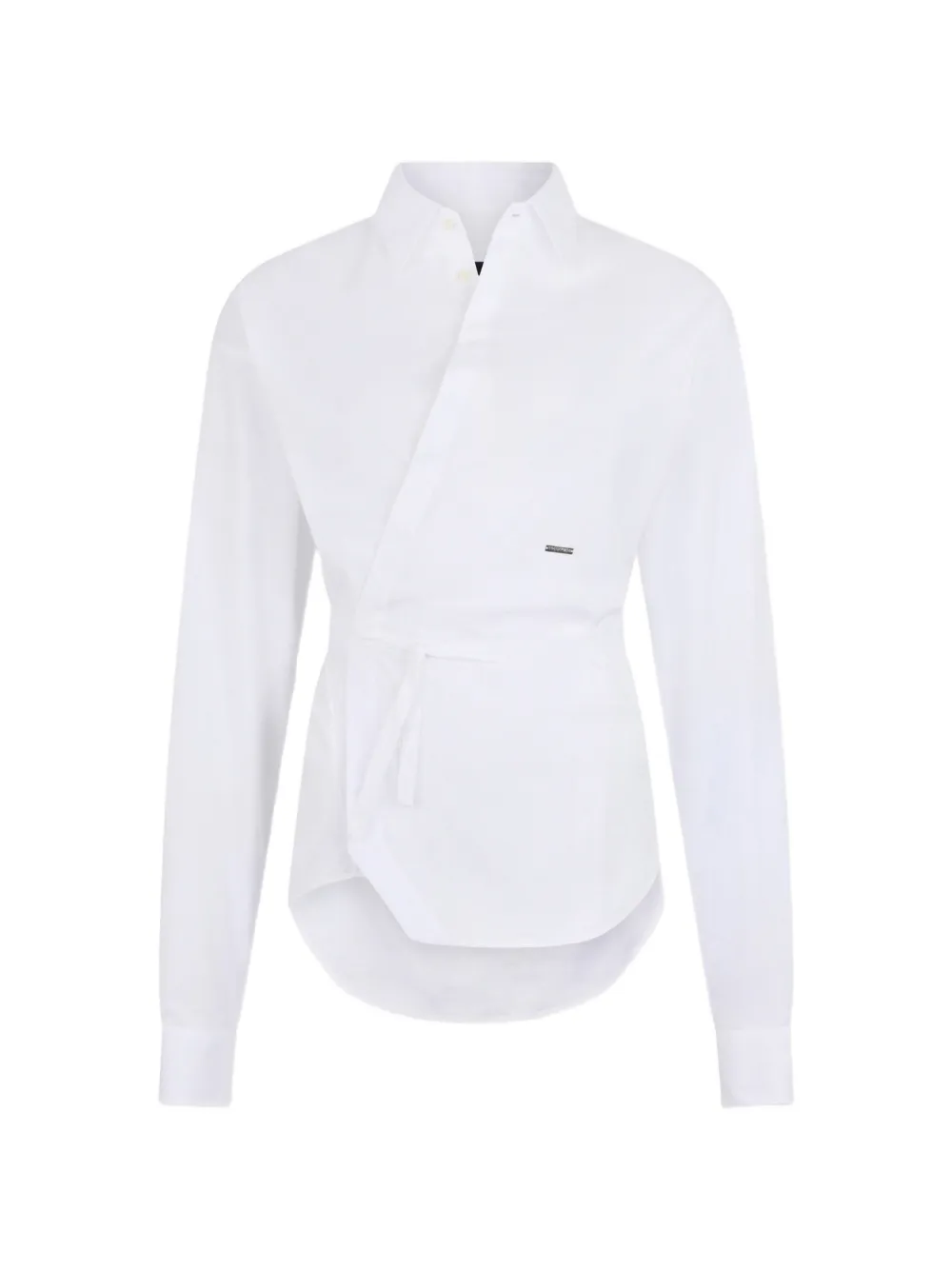 DSQUARED2 wrap shirt - White