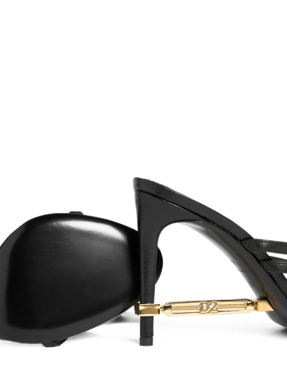 DSQUARED2 Sandalen met hak Zwart
