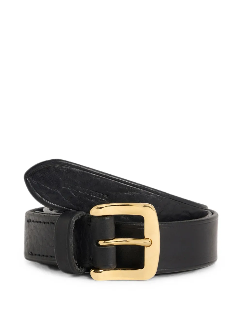 DSQUARED2 Riem met logodetail Zwart