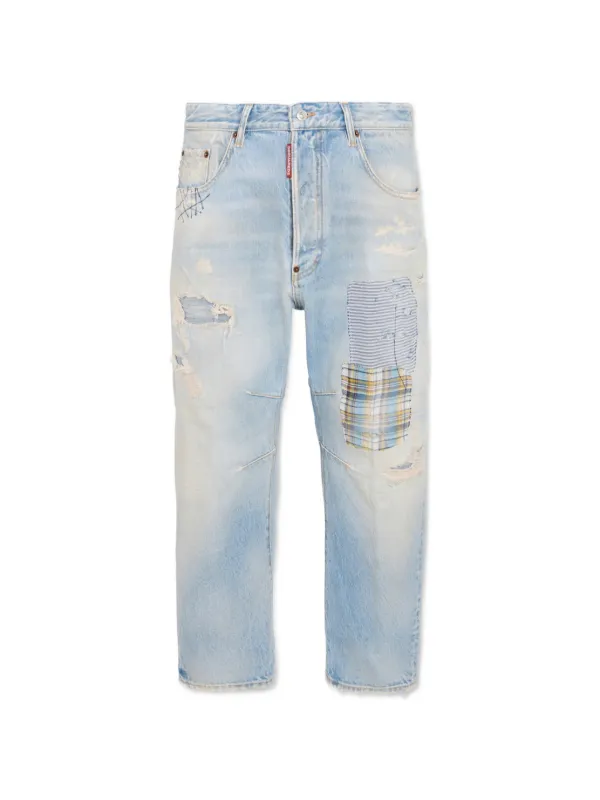 DSQUARED2 Kawaii パッチ ジーンズ | ブルー | FARFETCH JP