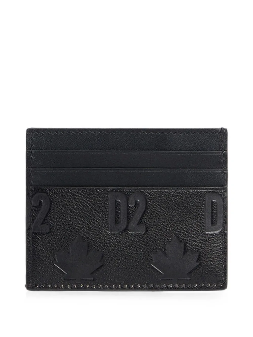 DSQUARED2 D2 Monogram pasjeshouder Zwart
