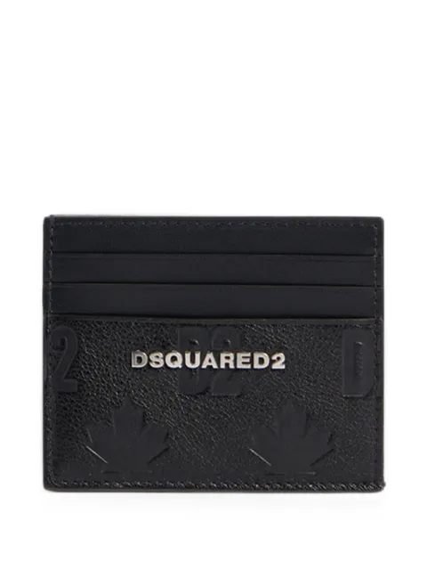 DSQUARED2 D2 Monogram credit card holder