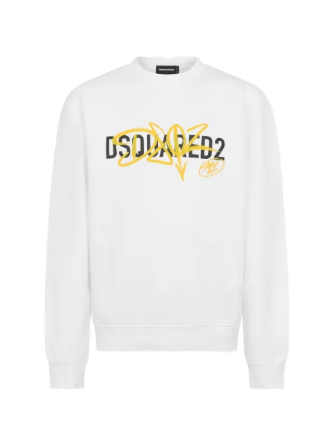 DSQUARED2 graffiti cool fit crewneck