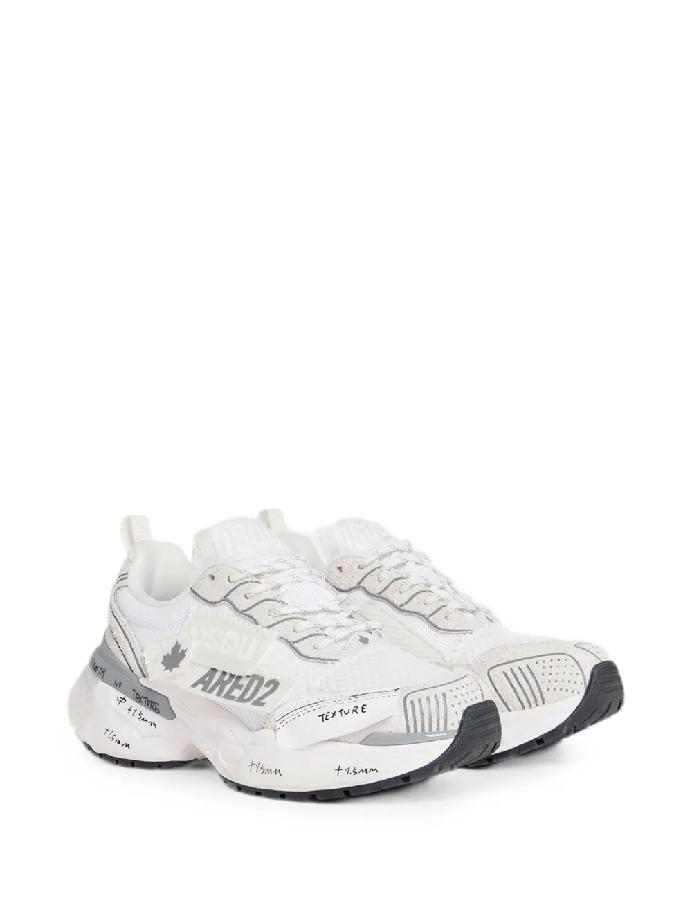 DSQUARED2 Faster sneakers Wit