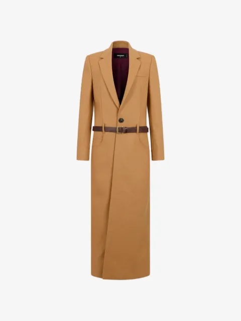 DSQUARED2 low-belt coat