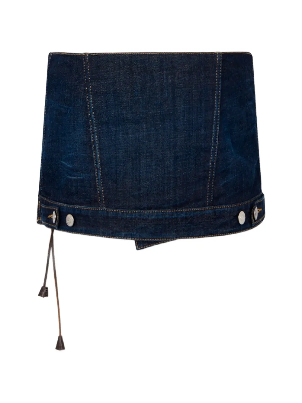 DSQUARED2 Mini-wikkelrok Blauw