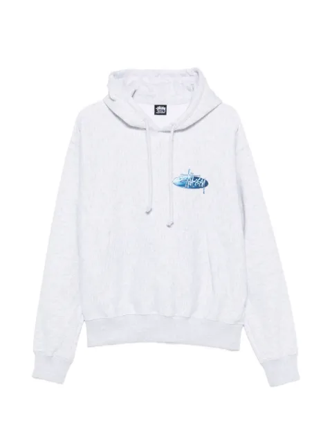 Stüssy logo-print drawstring hoodie