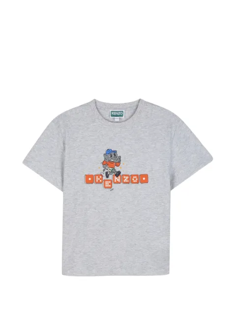Kenzo Kids graphic-print cotton T-shirt