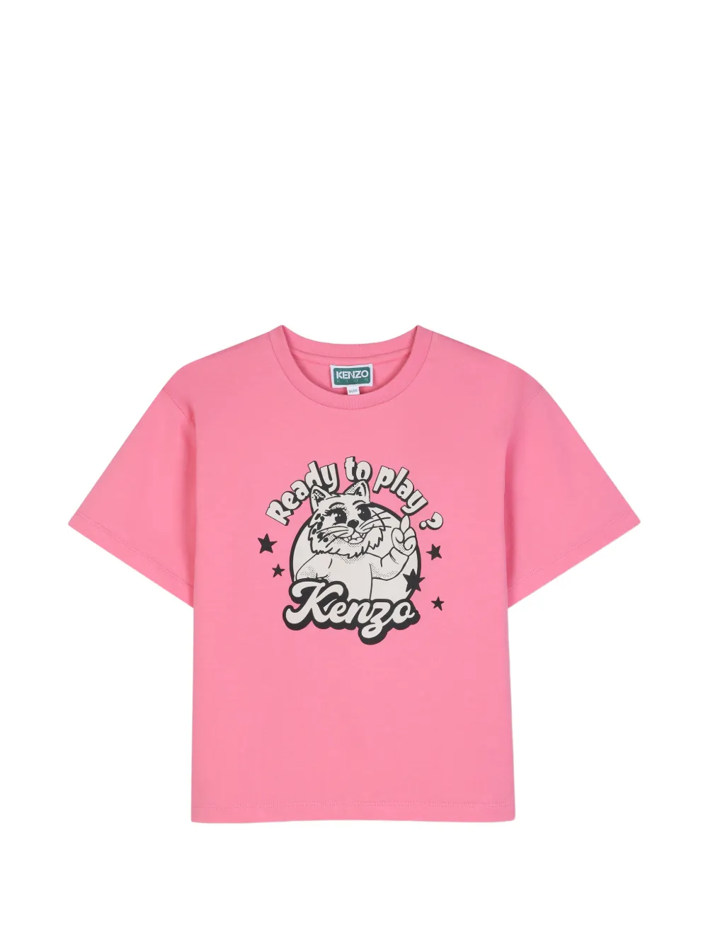 Kenzo Kids graphic-print T-shirt - Rosa