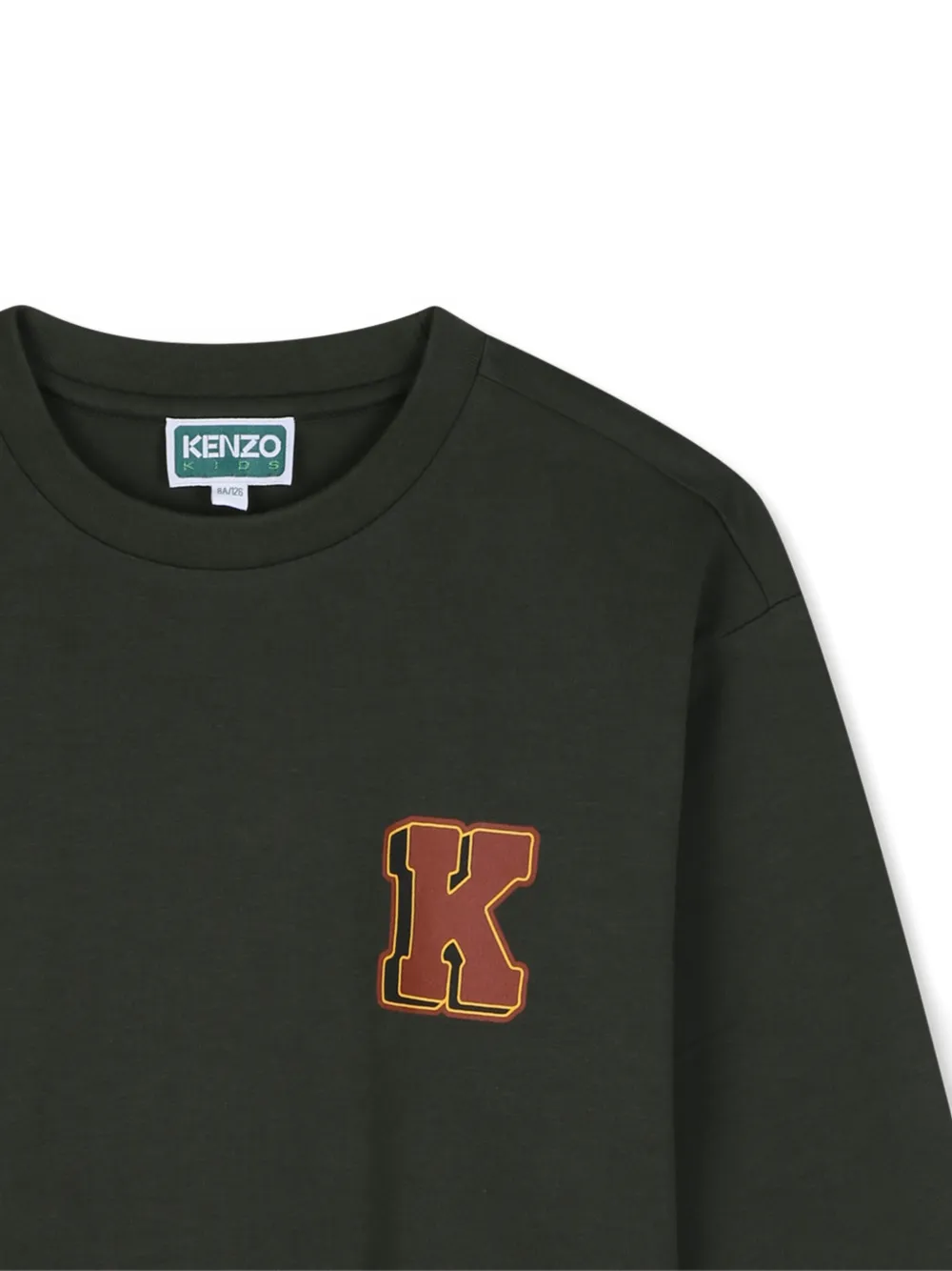 Kenzo Kids T-shirt met logoprint Groen