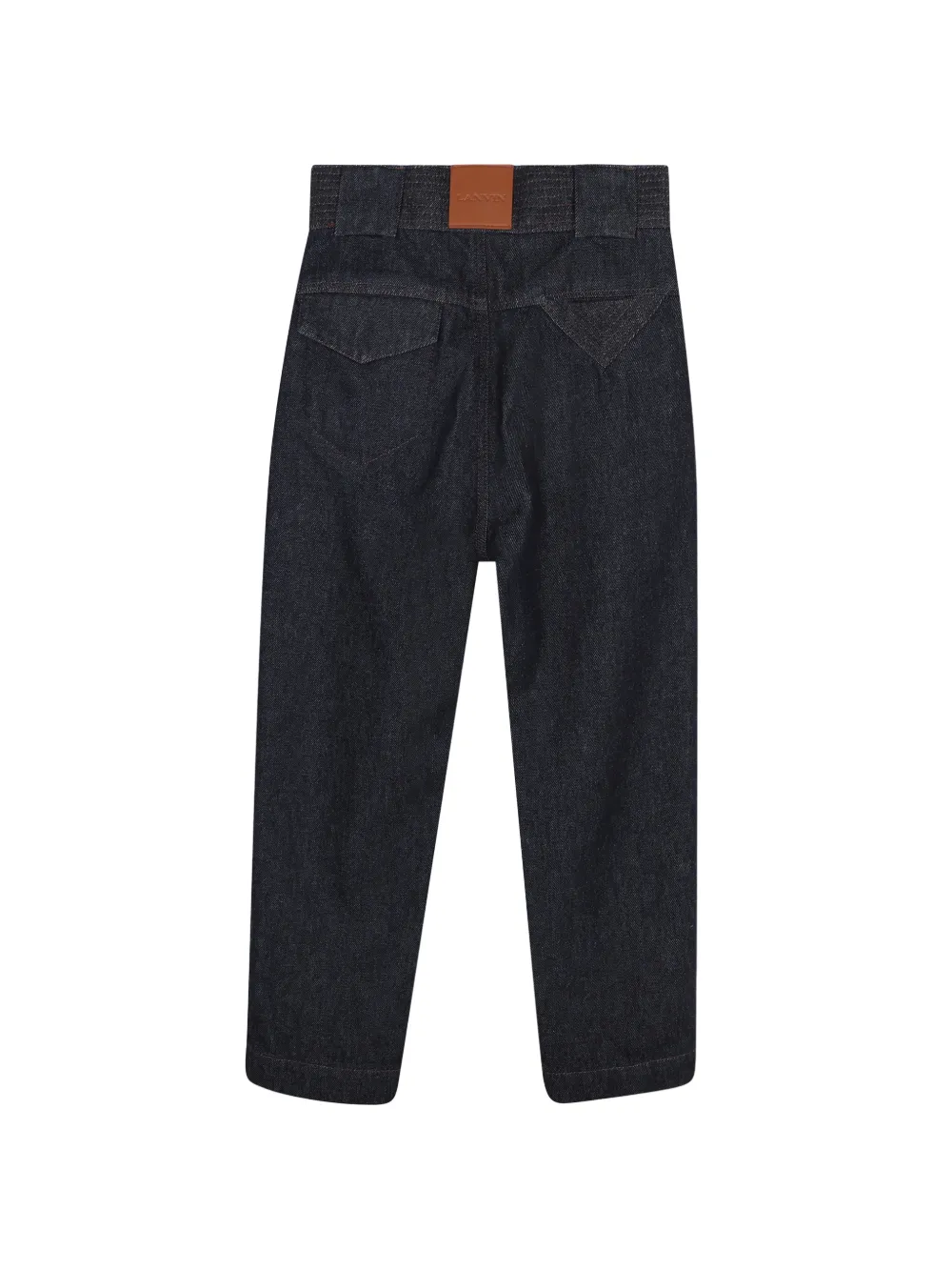 Lanvin Enfant Gesmockte jeans Blauw