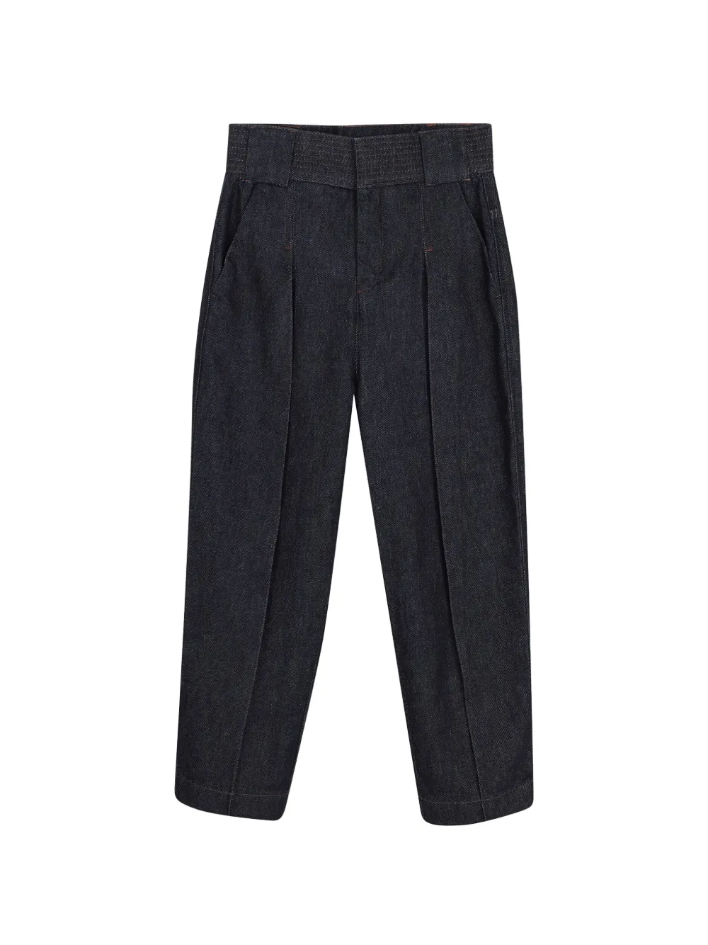Lanvin Enfant pin-tucked jeans - Blu
