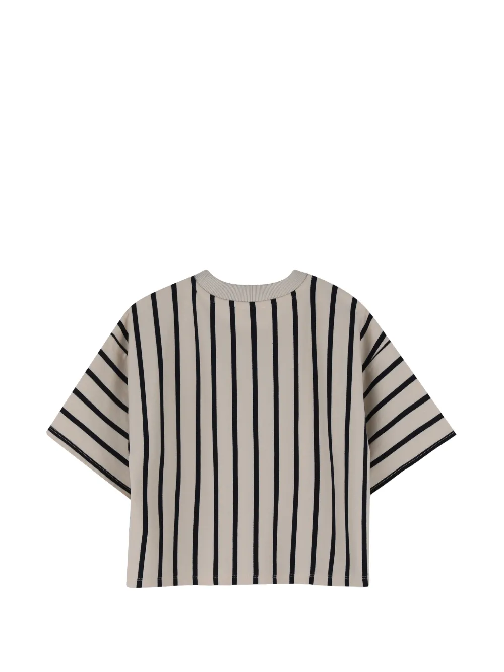 Kenzo Kids Gestreept T-shirt Beige