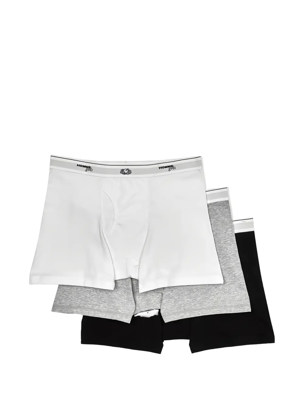 HommeGirls x Fruit Of The Loom logo-waistband boxer briefs (set-of-three)