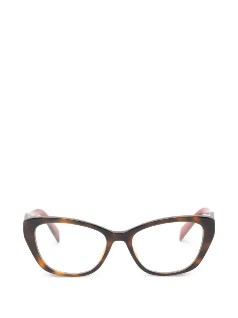 Prada Eyewear tortoiseshell-effect cat-eye glasses