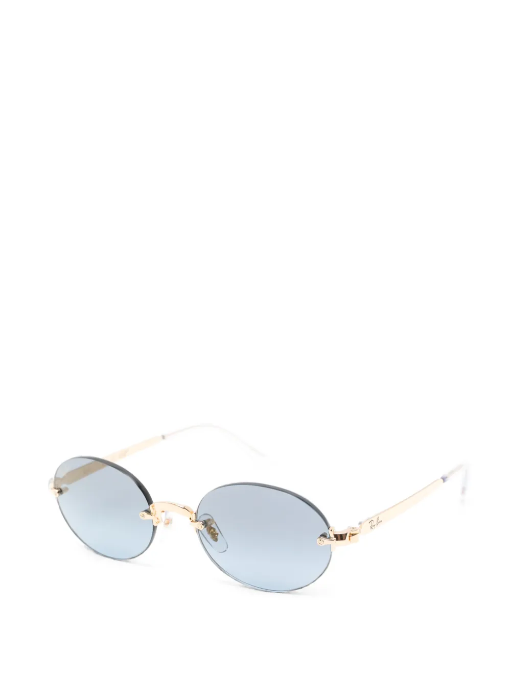 Ray-Ban x A$AP Rocky zonnebril met ovalen montuur Goud