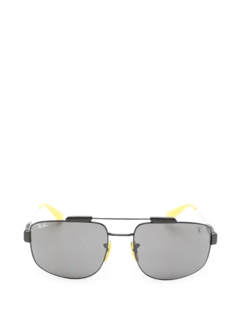 Ray-Ban Geometrische Sonnenbrille mit Doppelsteg