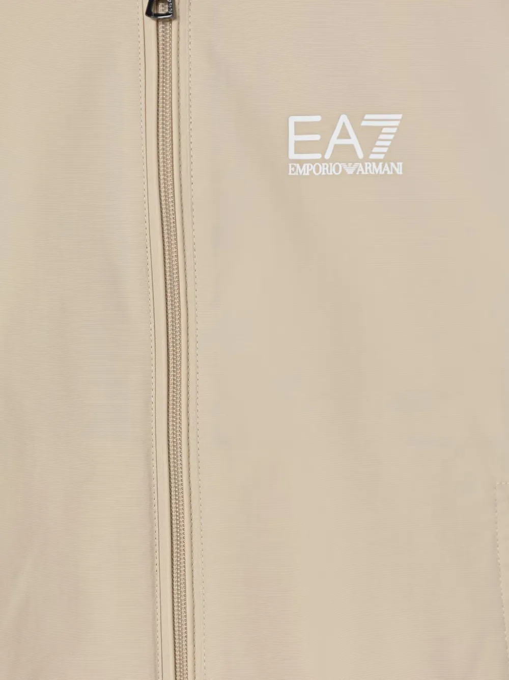 Emporio Armani Kids Bomberjack met logoprint Beige
