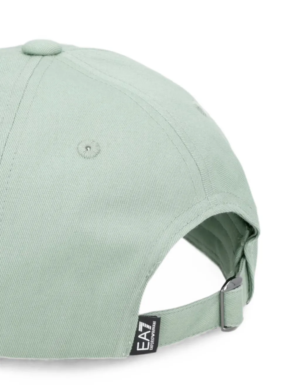 Ea7 Emporio Armani Honkbalpet met geborduurd logo Groen