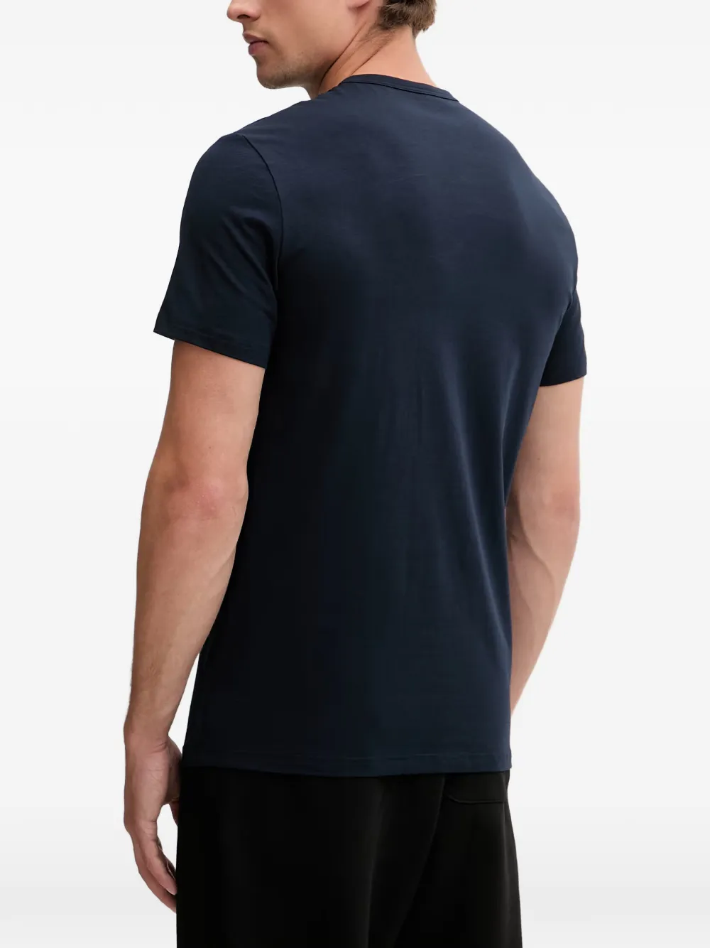 Emporio Armani Twee T-shirts met logoprint Wit