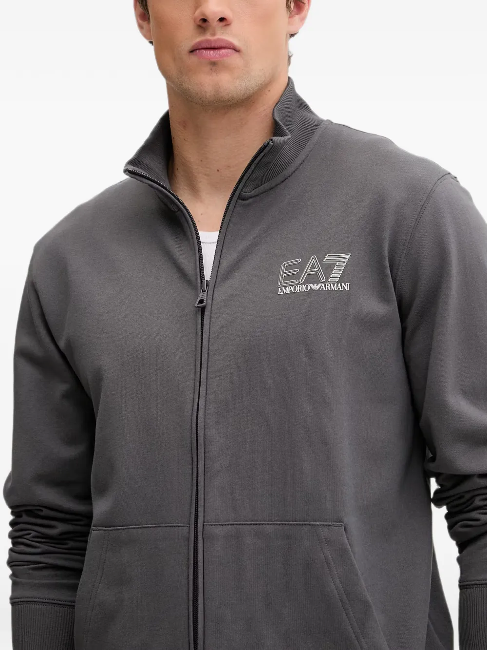 Ea7 Emporio Armani Trainingspak met logoprint Grijs