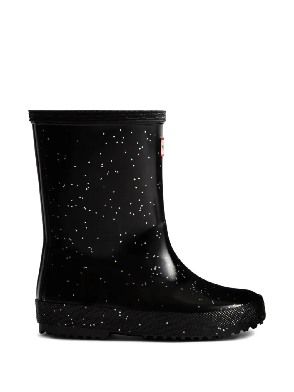 Hunter Kids Laarzen met glitter detail Zwart