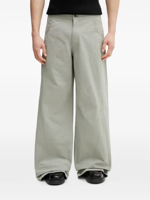 HELIOT EMIL seam-detail wide-leg trousers