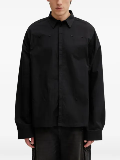 HELIOT EMIL Falerae button-detail long-sleeve shirt