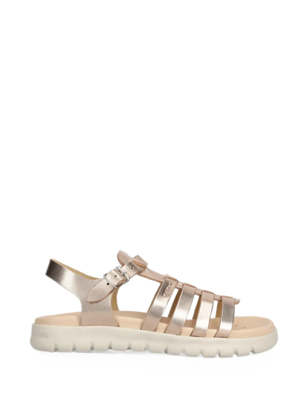 Geox Kids Soleima metallic multi-strap sandals Goud