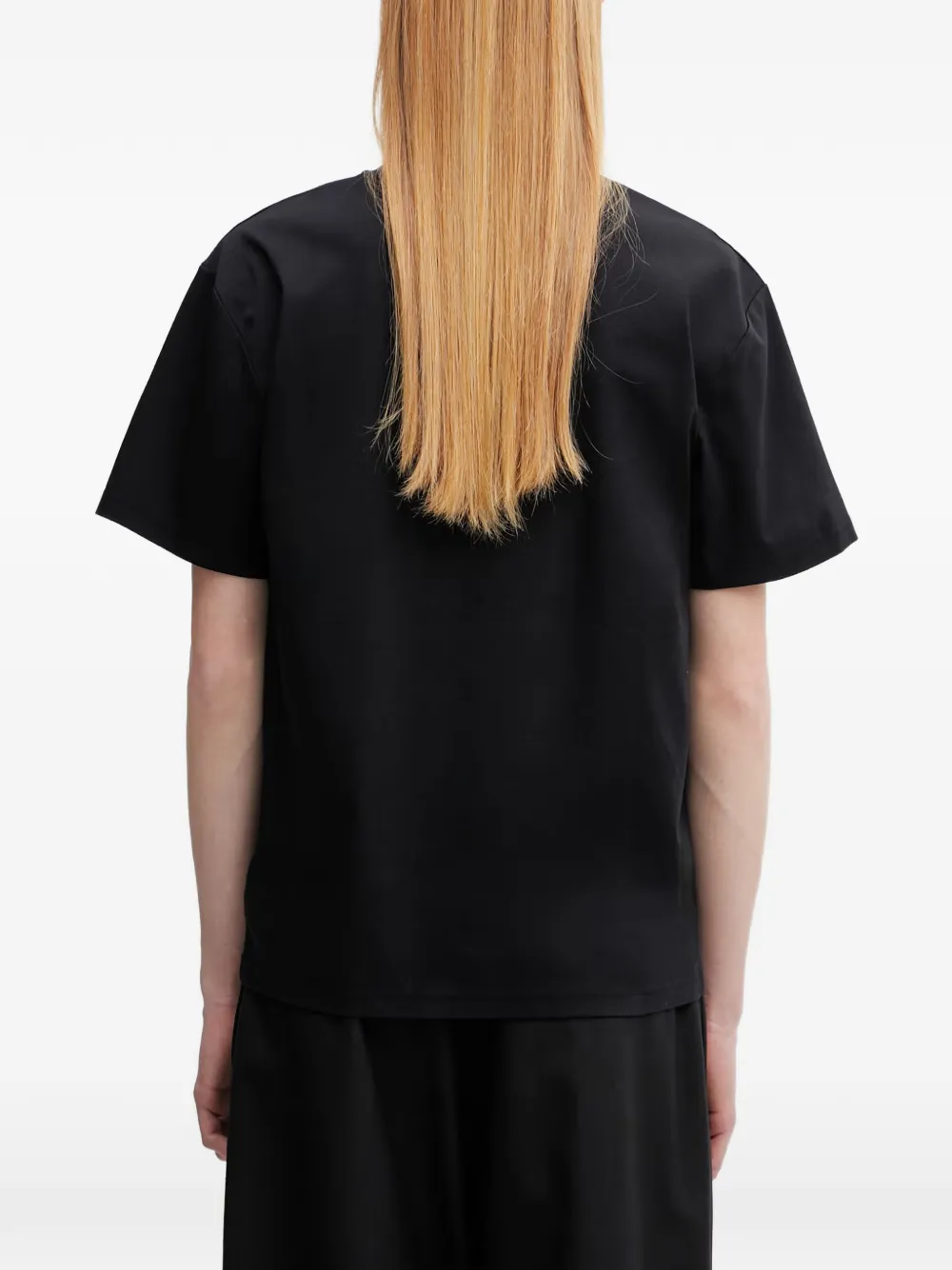 HELIOT EMIL T-shirt met grafische print Zwart