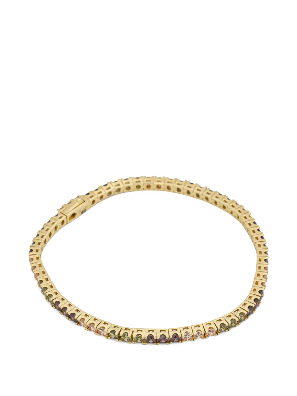 Hatton Labs crystal-embellished tennis bracelet - Gold