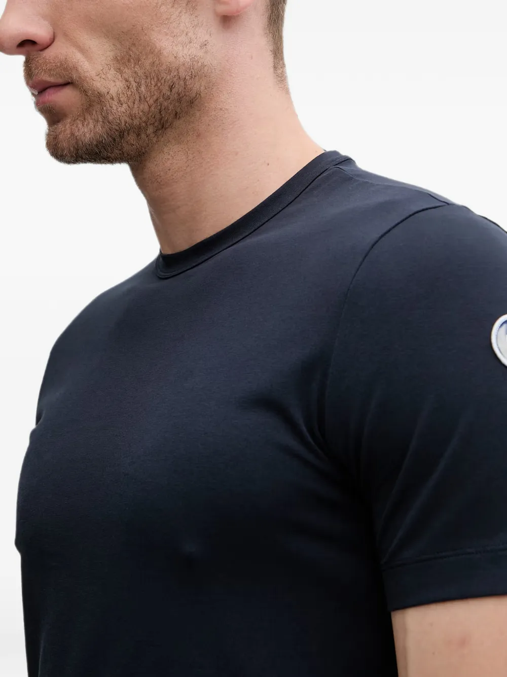 Fusalp Riviere T-shirt met logo-patch Blauw
