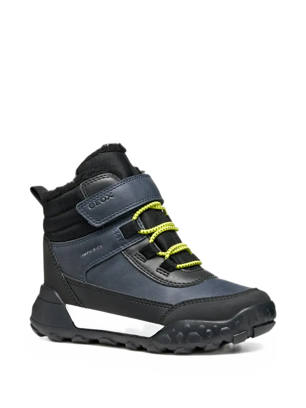 Geox Kids Trekkyup Abx touch-strap ankle boots - Blu