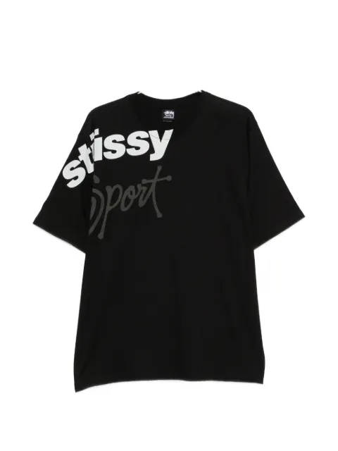 Stüssy logo-print cotton T-shirt