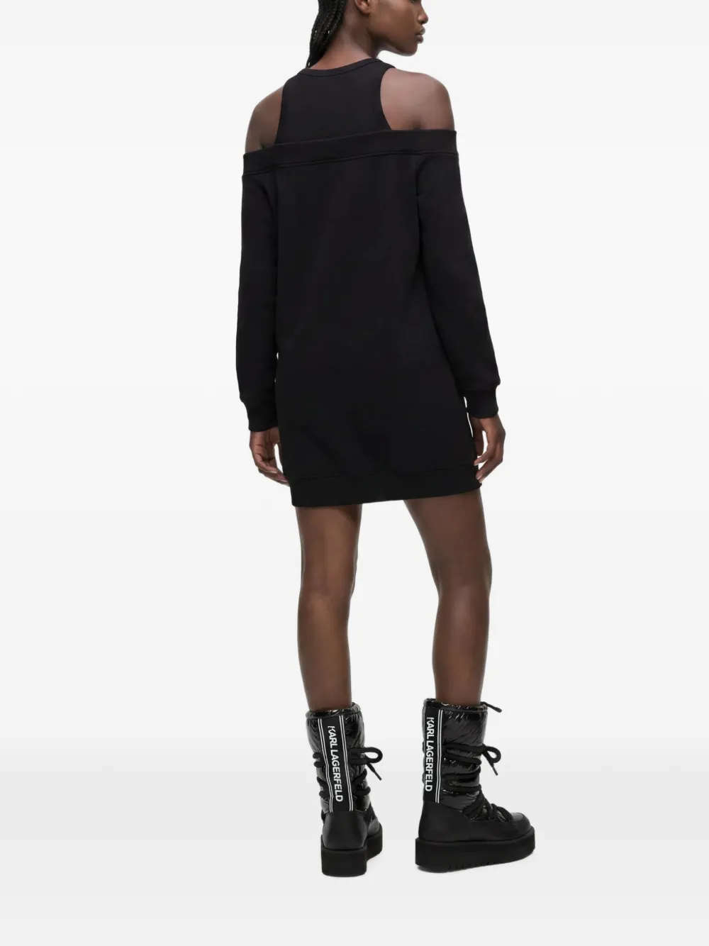 Karl Lagerfeld Jeans Sweaterjurk Zwart