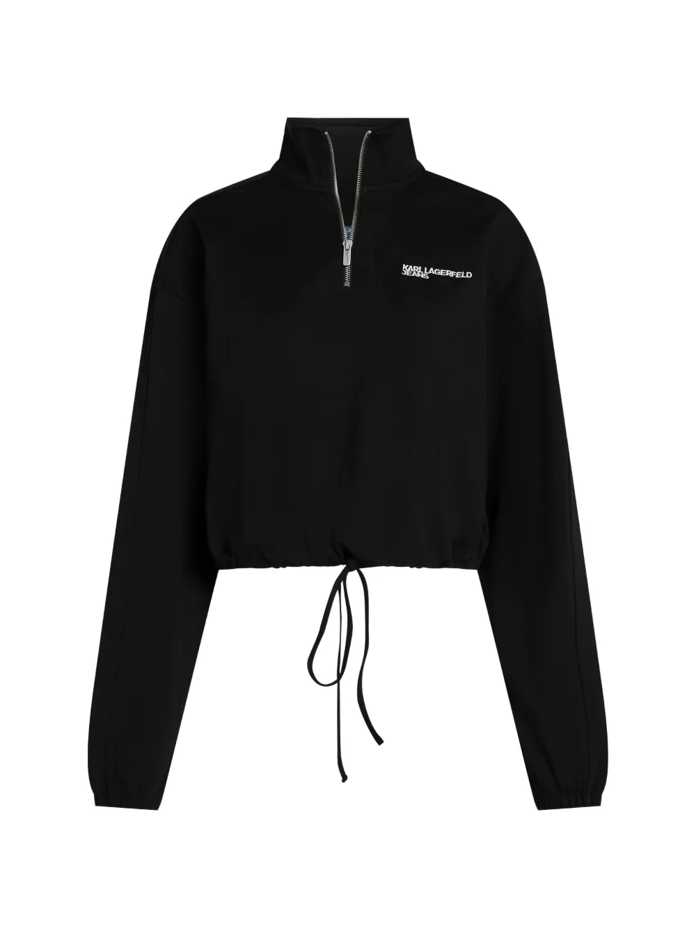 Karl Lagerfeld Jeans Sweatshirt mit Reißverschluss - Schwarz