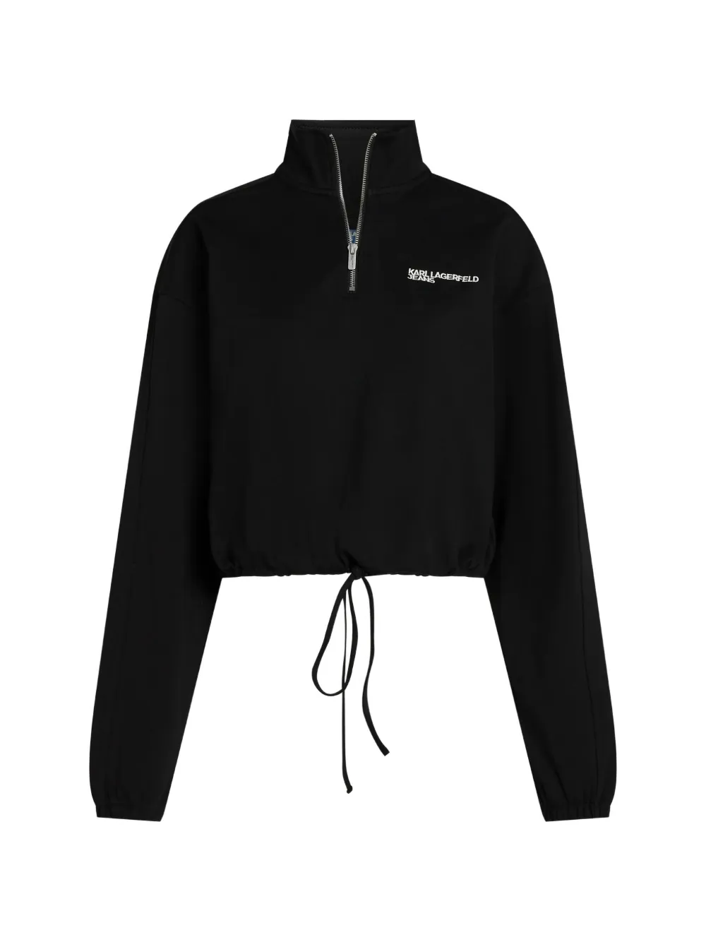Karl Lagerfeld Jeans Sweatshirt mit Reißverschluss - Schwarz