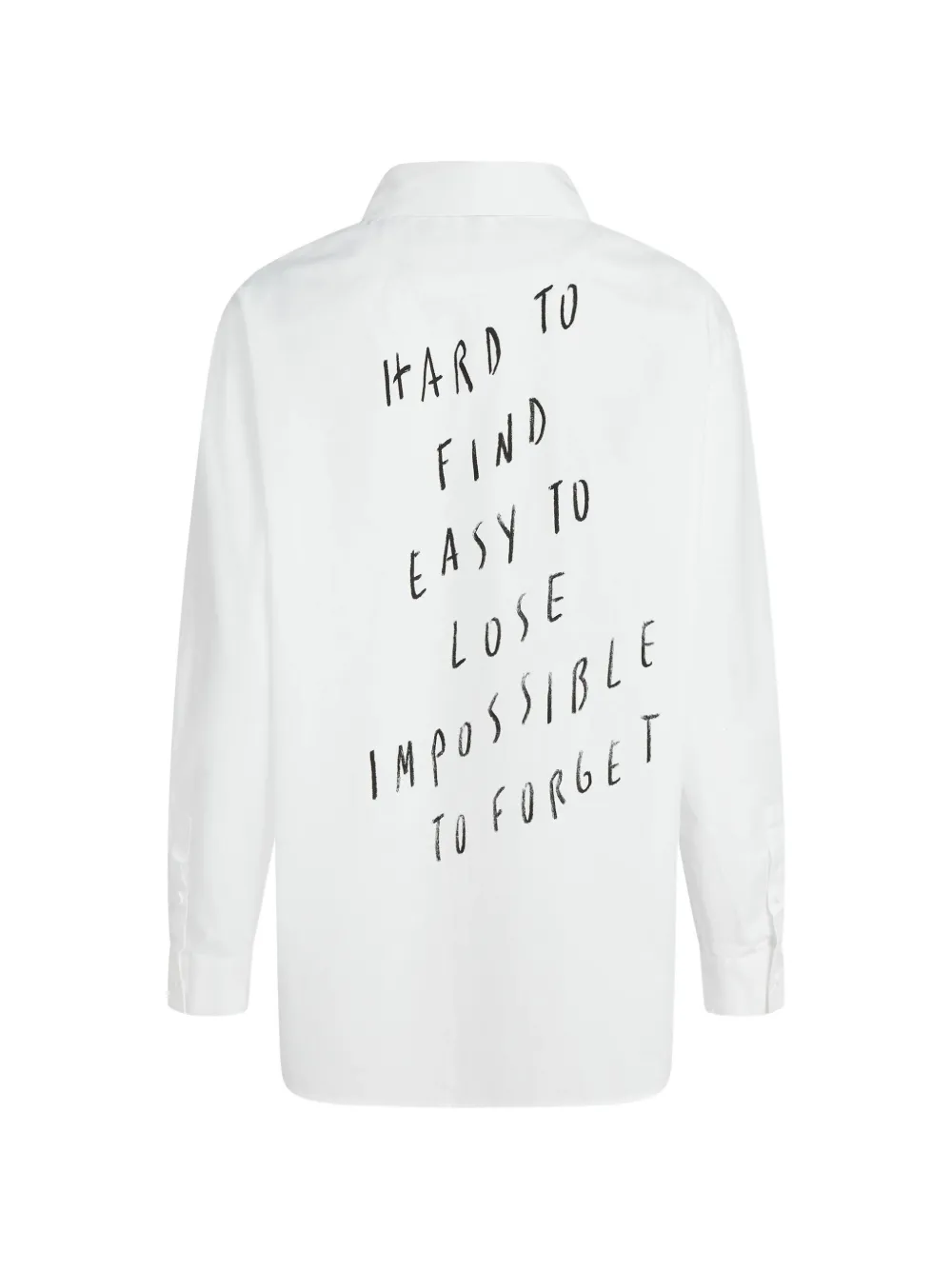 Karl Lagerfeld Jeans x Pietro Terzini blouse met tekst Wit