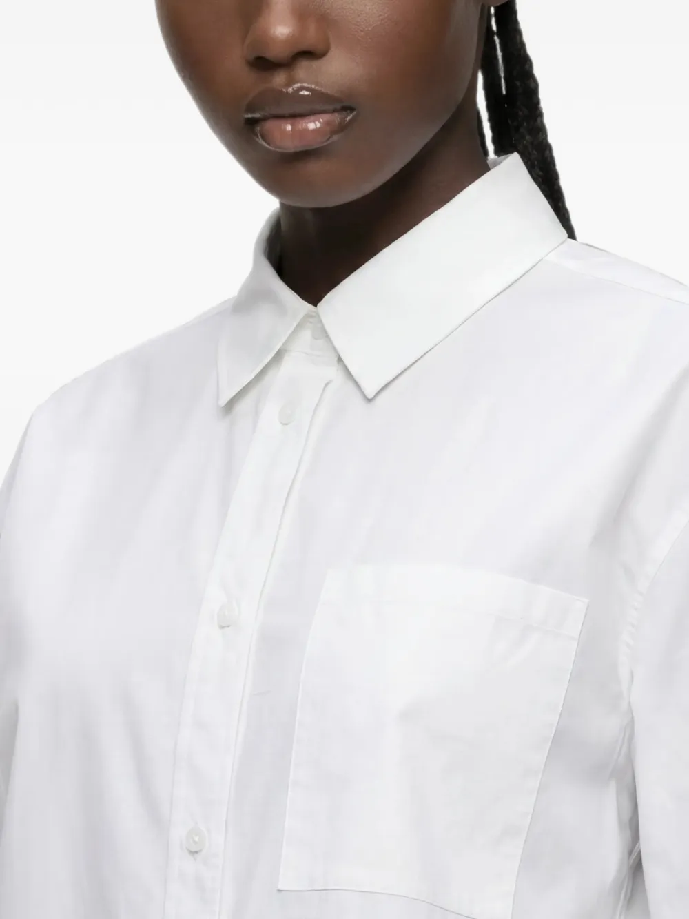 Karl Lagerfeld Jeans x Pietro Terzini blouse met tekst Wit