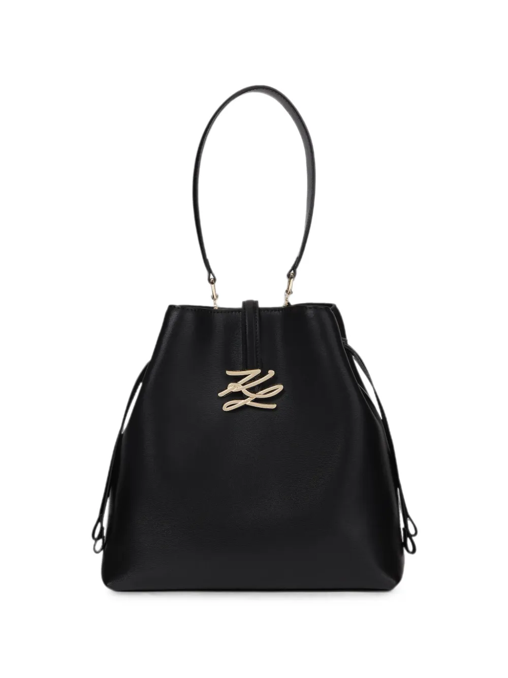 Karl Lagerfeld Mittelgroße K/Autograph Beuteltasche - Schwarz