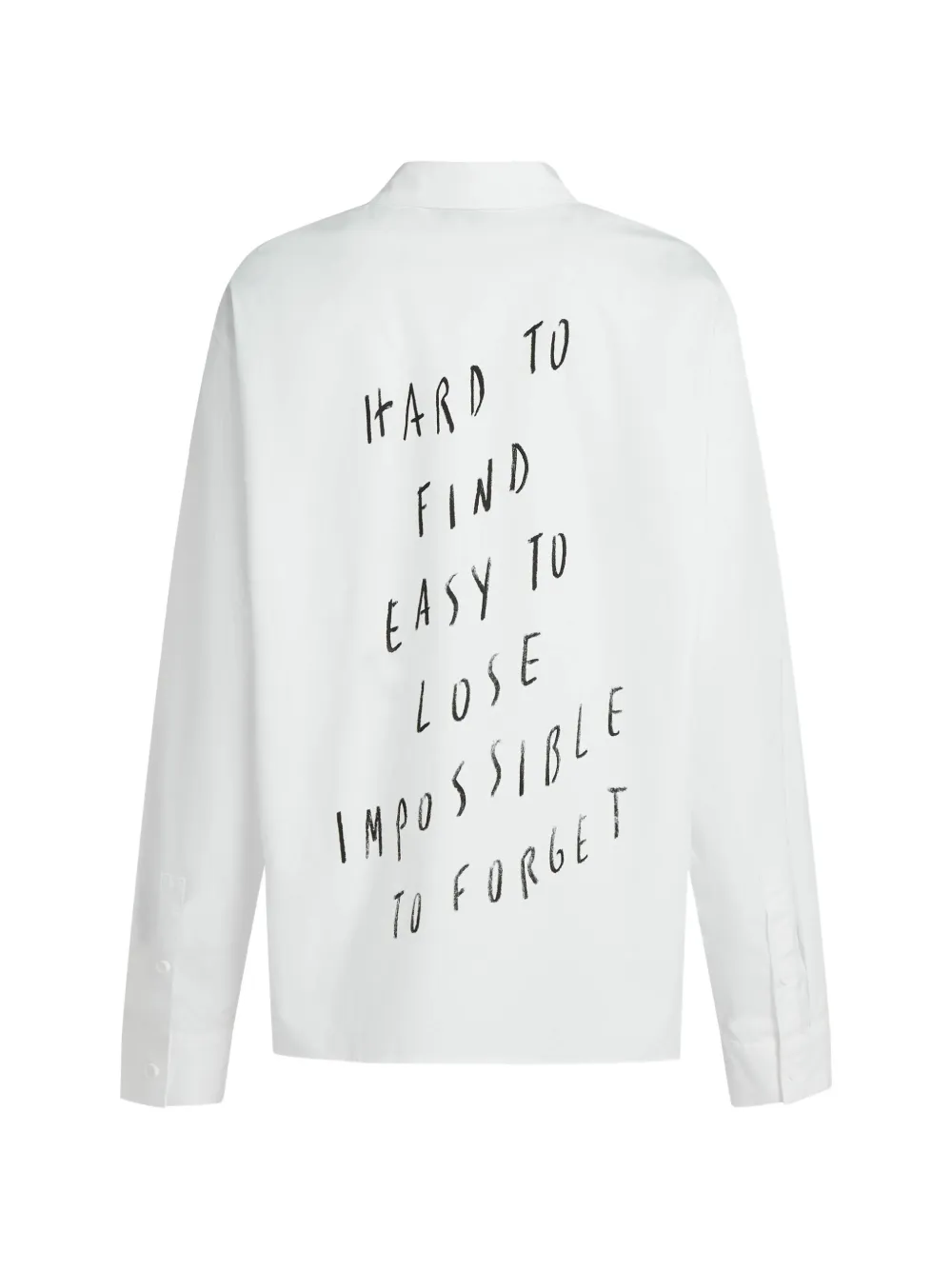 Karl Lagerfeld Jeans x Pietro Terzini boxy popeline overhemd Wit