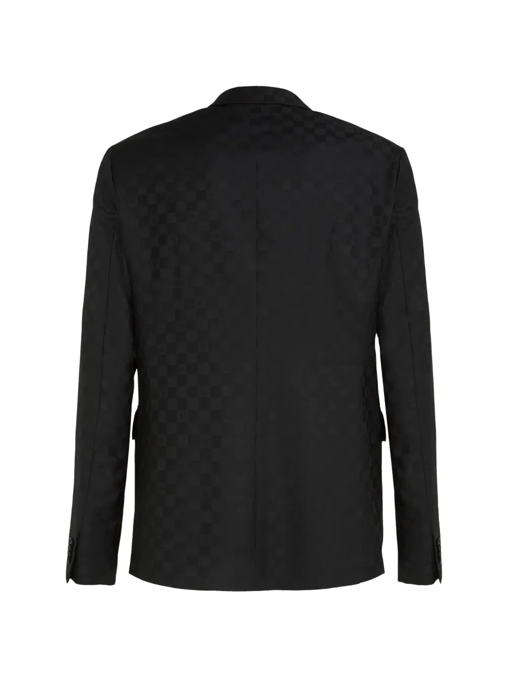 Karl Lagerfeld Geruite blazer Zwart