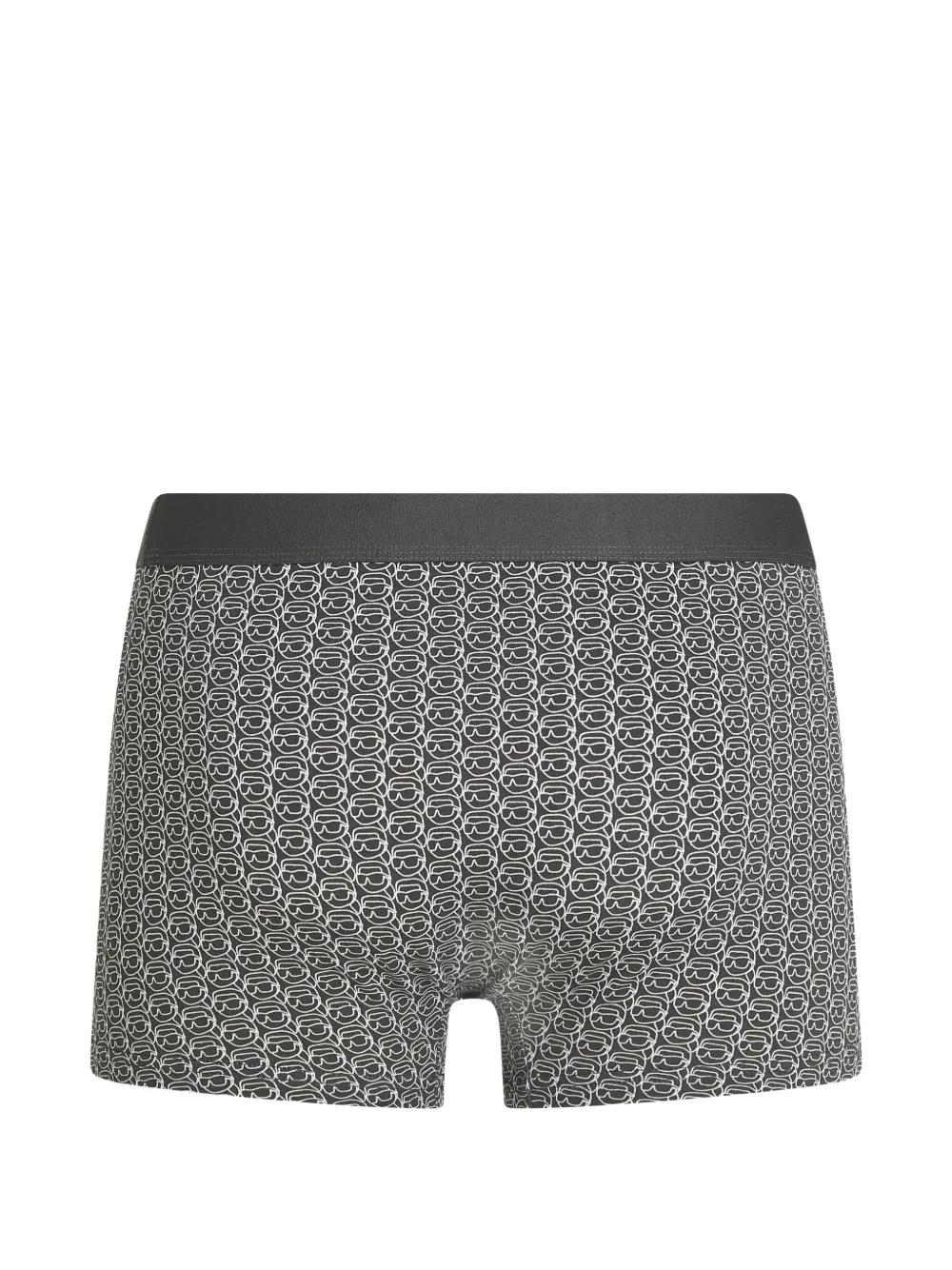 Karl Lagerfeld Drie Ikon boxershorts met patch Grijs