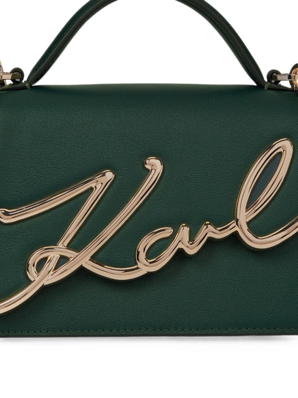 Karl Lagerfeld KLeine K Signature crossbodytas Groen