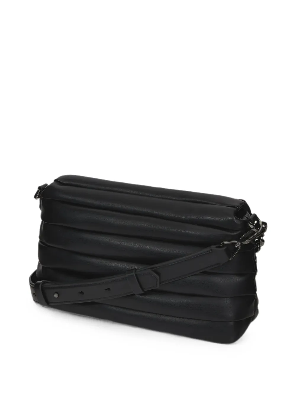 Karl Lagerfeld K Essential Plie crossbodytas met omslag Zwart