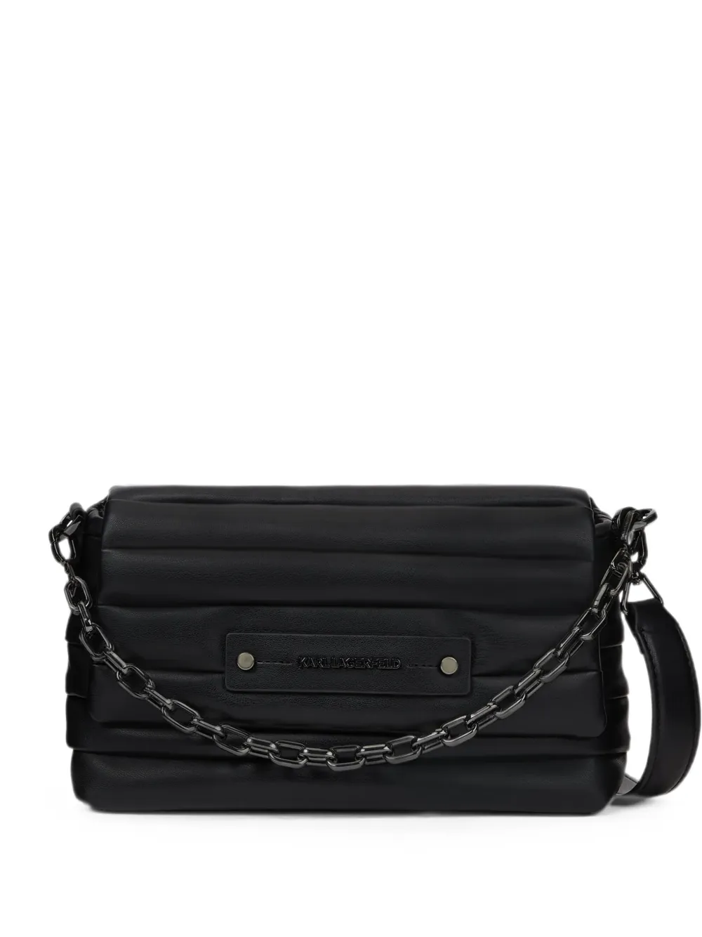 Karl Lagerfeld K/Essential Plie Umhängetasche - Schwarz