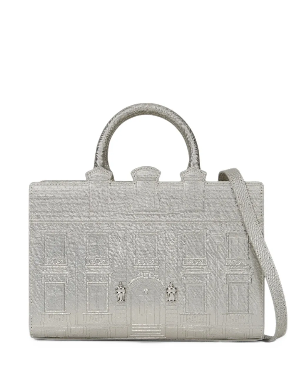 Karl Lagerfeld Rue St-Guillaume Maison satchel bag - Argento
