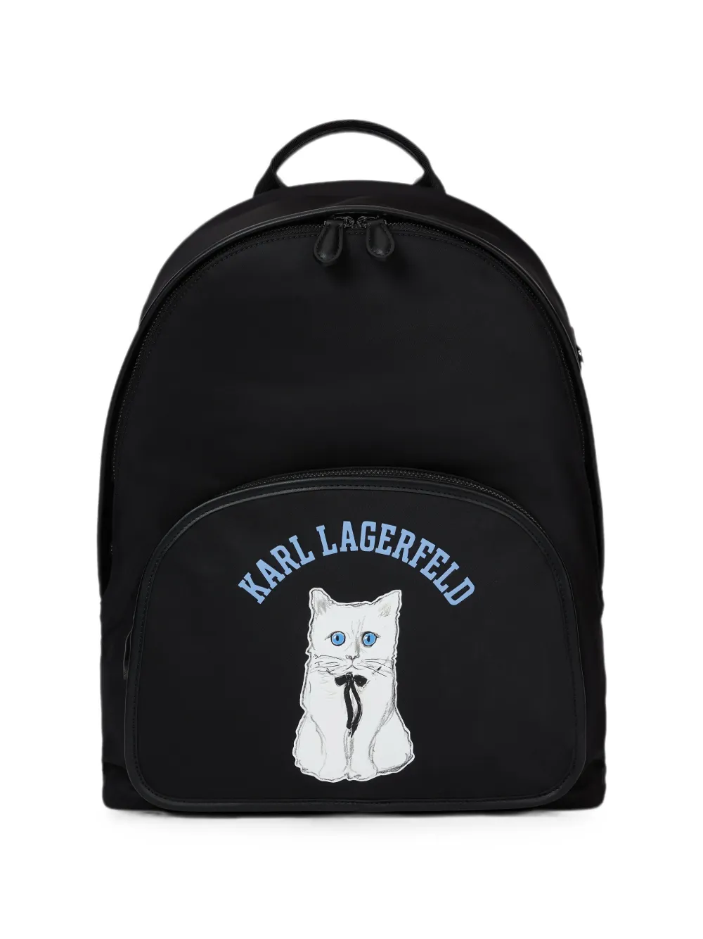 Karl Lagerfeld Grote Ikon Choupette rugzak Zwart