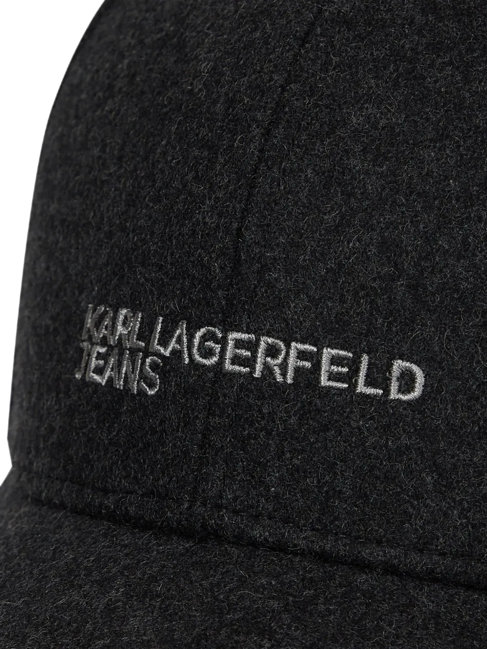 Karl Lagerfeld Jeans Essential pet van wolblend Grijs
